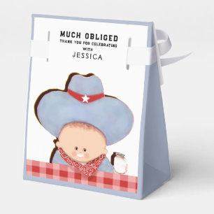 Ballotins Cadeau de remerciement pour Baby Shower Cowboy
