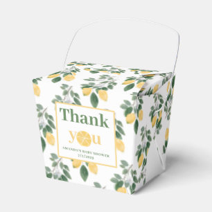 Ballotins Cadeau de remerciement pour Baby Shower Lemon Girl