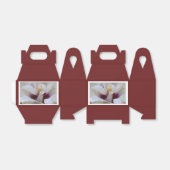 Ballotins Cadeau de rose blanche Bourgogne (Déplié)