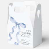 Ballotins Cadeau de shower de mariage Blue Bow Tying the Kno (Ouvrir)