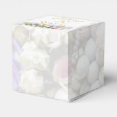 Ballotins Cadeau mariage - Mariée avec bouquet mariage color (Arrière)