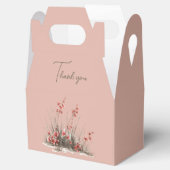 Ballotins Cadeau Mariage Merci fleur sauvage (Ouvert)