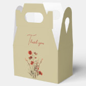 Ballotins Cadeau Mariage Merci fleur sauvage (Ouvert)