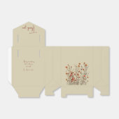 Ballotins Cadeau Mariage Merci fleur sauvage (Déplié)