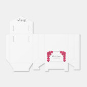 Ballotins Cadeau Mariage rose Roses (Déplié)