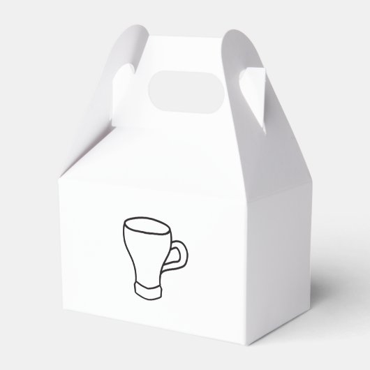 Ballotins Cadeau minimaliste en ligne de café Art (Verso)