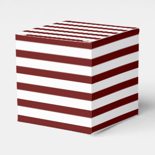 Ballotins Cadeau motif rayures blanches Vin de Bourgogne