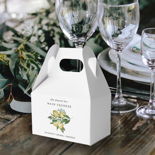 Ballotins Cadeau principal élégant Lemon Citrus Shower de ma