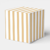 Ballotins Cadeau rayures verticales blanches kaki chameau (Arrière)
