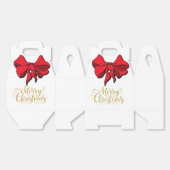 Ballotins Cadeau ruban rouge Joyeux Noël  (Déplié)
