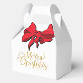 Ballotins Cadeau ruban rouge Joyeux Noël  (Verso)
