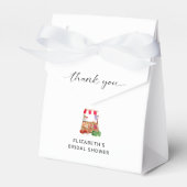 Ballotins Cadeau simple de remerciement pour une douche de m (Verso)