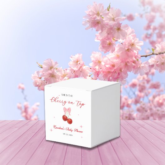 Ballotins Cadeau unique Cerise sur le gâteau Baby shower