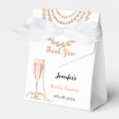 Ballotins Cadeaux de douche de mariée perles Prosecco bulles (Verso)