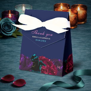 Ballotins Cadeaux de mariage floraux de ton de joaillerie