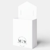 Ballotins Cadeaux de mariage monogramme personnalisés Faveur (Ouvert)