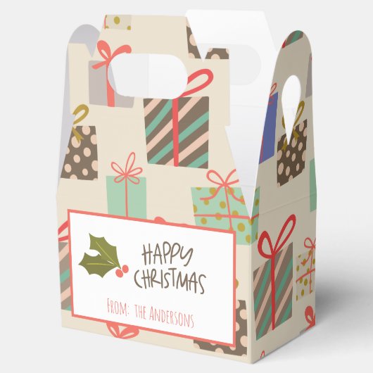 Ballotins Cadeaux de Noël rétro vintage (Ouvert)