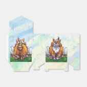 Ballotins Cadeaux et accessoires de chats de gingembre (Déplié)