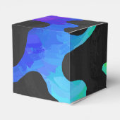 Ballotins Cadeaux noir et arc-en-ciel de vache (Arrière)