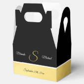 Ballotins Cadeaux personnalisés Noir Noir Mariage Favoriser (Ouvert)