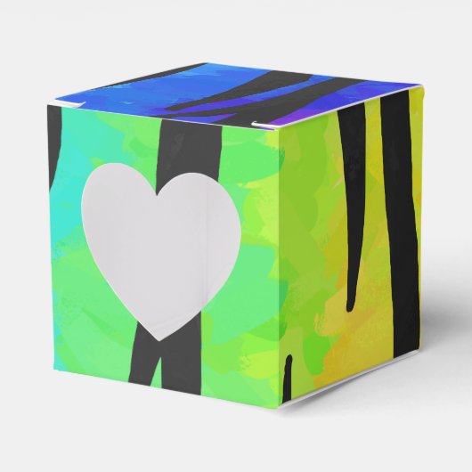 Ballotins Cadeaux Tiger noir et arc-en-ciel (Verso)