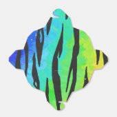 Ballotins Cadeaux Tiger noir et arc-en-ciel (Déplié)