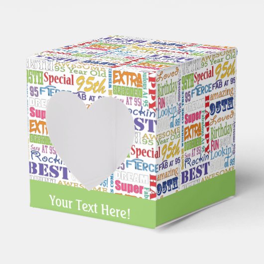 Ballotins Cadeaux Uniques Et Spéciaux 95e Anniversaire (Verso)