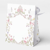 Ballotins cadre de fleurs Baptême (Arrière)