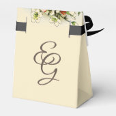 Ballotins Cadre géométrique avec Mariage de Lys tropicaux (Arrière)