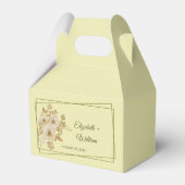 Ballotins Cadre Rose – Mariage Jaune Céleste (Arrière)