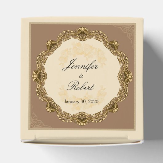 Ballotins Cadre victorien en Mariage or (Haut)