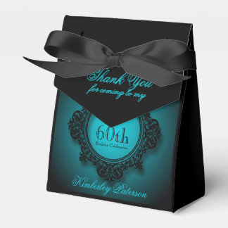 Ballotins Cadre vintage en Ballotin bleu 60e anniversaire