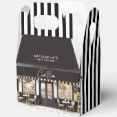 Ballotins Café Bébé Baby shower Paris noir et blanc (Ouvrir)