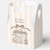 Ballotins Cafe Bebe Gender neutral Parisian Bow Baby Shower (Ouvrir)