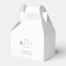 Café de Noël Enseigne de Café Saisonnière