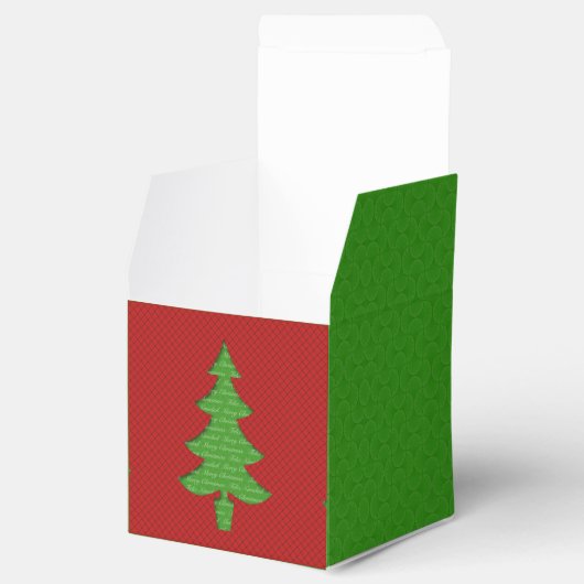 Ballotins Caisse de Cadeau - Sapin de Noël (Ouvert)