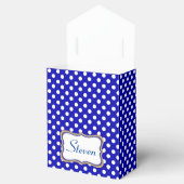 Ballotins Caja Azul con motas  con con corona dorado (Ouvert)