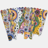 Ballotins Caja de Palomitas con Estampado Psicodélico Retro  (Déplié)