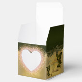 Ballotins Caja de regalo con agradecimiento con mariposa (Ouvert)