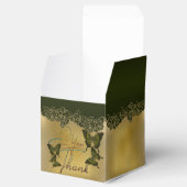 Ballotins Caja de regalo con agradecimiento con mariposas (Ouvert)