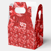 Ballotins Caja de regalo flores rojas (Ouvert)