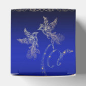 Ballotins caja para regalo azul con decoración (Haut)