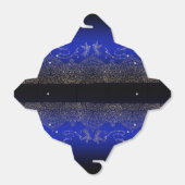 Ballotins caja para regalo azul con decoración (Déplié)