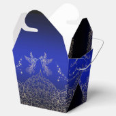 Ballotins caja para regalo azul con decoración (Ouvert)