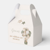 Ballotins Caja Para Regalos Teddy Bear Baby shower Garçon (Arrière)