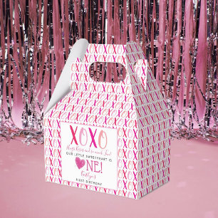 Ballotins Câlins et bisous (XOXO) Saint-Valentin 1er anniver