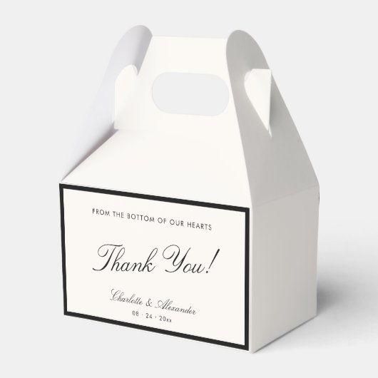 Ballotins Calligraphie Classique Mariage Argent Ancien (Arrière)