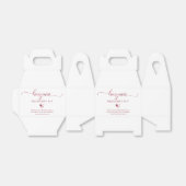 Ballotins Calligraphie Coeur mignon Kit Mariage Hangover (Déplié)
