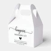 Ballotins Calligraphie Coeur mignon Kit Mariage Hangover (Arrière)
