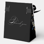 Ballotins Calligraphie florale noire (Verso)